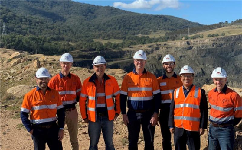 AGL and Idemitsu teams in July 2019 when they signed the MoU to investigate the feasibility of the proposed Bells Mountain pumped hydro facility.  Image: Idemitsu Australia Resources and AGL