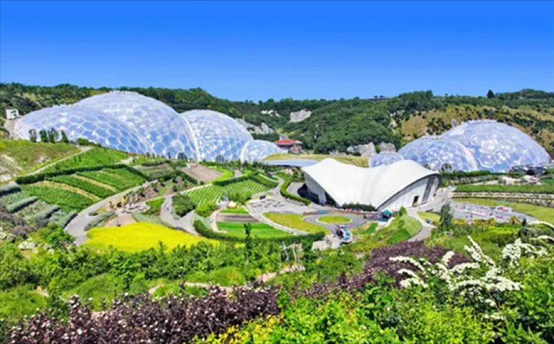 The first phase of drilling at the Eden Project is expected to take five months. Photograph: Michael Willis/Alamy
