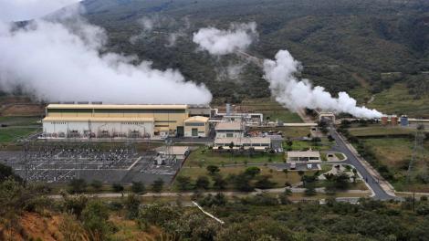 Olkaria II geothermal power plant, Kenya.FILESOURCE: ARGEO