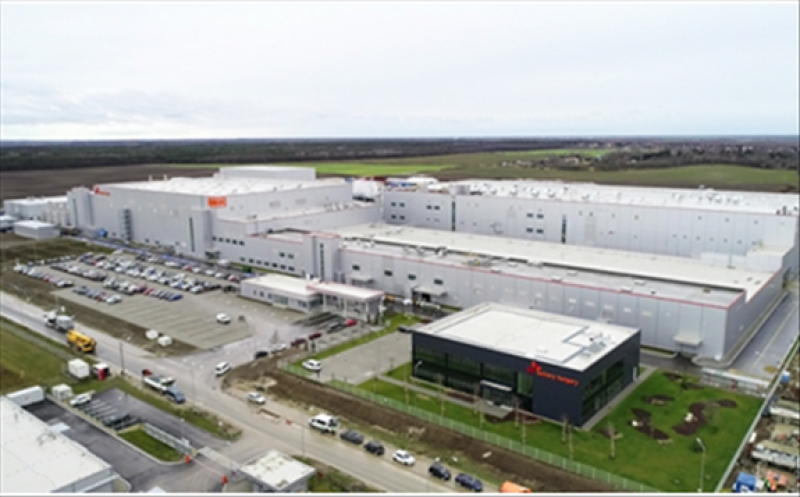 SK innovation’s EV battery plant in Komárom, Hungary