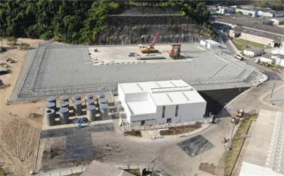 The on-site used fuel dry storage facility at Angra (Image: Holtec International)