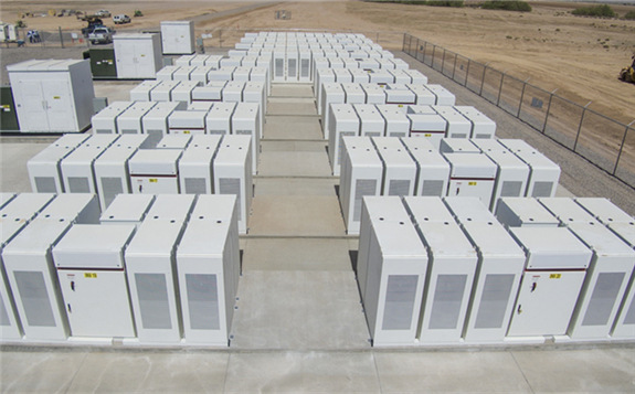 NextEra’s Salt River Battery Storage system in Arizona, US. Image: NextEra