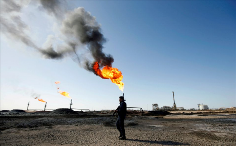 A policeman is seen at West Qurna-1 oil field, which is operated by ExxonMobil, in Basra, Iraq January 9, 2020. REUTERS/Essam al-Sudani/File Photo