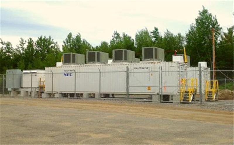 One of the energy storage projects in Maine.