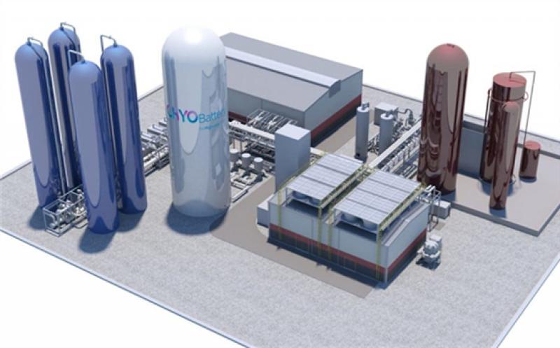A scheme of the project planned for the Atacama region.  Image: Highview Power