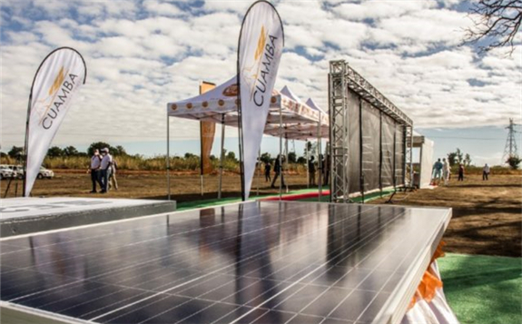 Independent power company Globeleq and project partners, Source Energia and Electricidade de Moçambique (EDM) have celebrated the start of construction of a solar PV plant with energy storage in Cuamba, Mozambique. Imag: Globeleq.