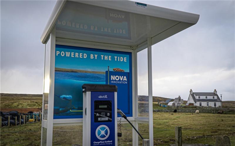 Despite the world’s first tidal power station being built as far back as 1966, the energy source has not taken off to the same extent as solar and wind. Source: Nova Innovation.