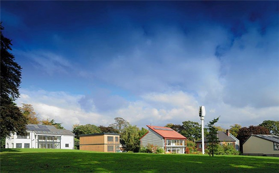 The Creative Energy Homes complex at the University of Nottingham's University Park Campus