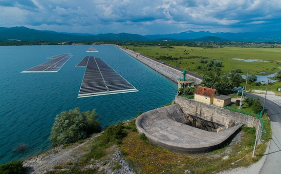 The floating array will be deployed on the Slano artificial lake.  Image: Elektroprivreda Crne Gore (EPCG)