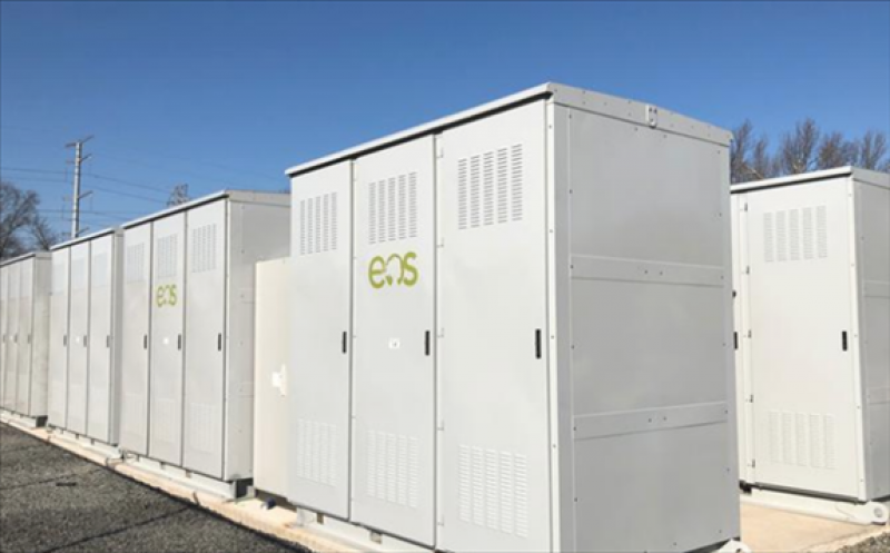 he EOS batteries built in Turtle Creek. EOS ENERGY STORAGE