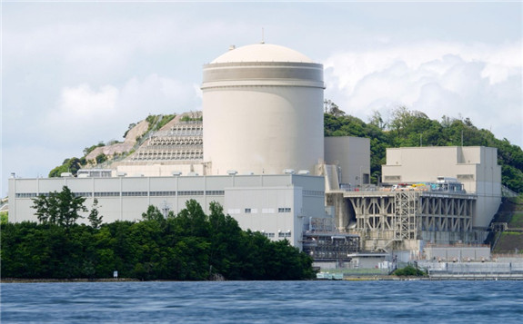 Photo taken June 23, 2021, shows the No. 3 reactor of Kansai Electric Power Co.'s Mihama nuclear power plant in Fukui Prefecture, central Japan. The aging reactor restarted the same day, becoming the country's first nuclear unit to operate beyond the government-mandated 40-year service period introduced under new rules set after the 2011 Fukushima disaster. (Kyodo) ==Kyodo