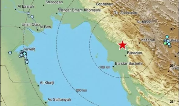 Iran earthquake (Image: EMSC)