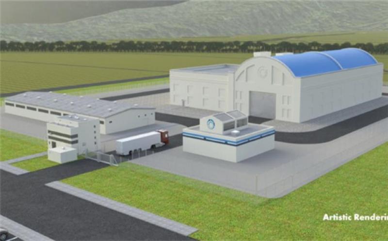  Artistic rendering of the Hermes low-power demonstration reactor (Image: Kairos Power)