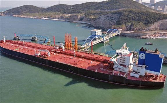 An oil tanker docks at a 300,000-ton crude oil terminal in Yantai, east China’s Shandong Province, May 17, 2021. Costfoto | Barcroft Media | Getty Images