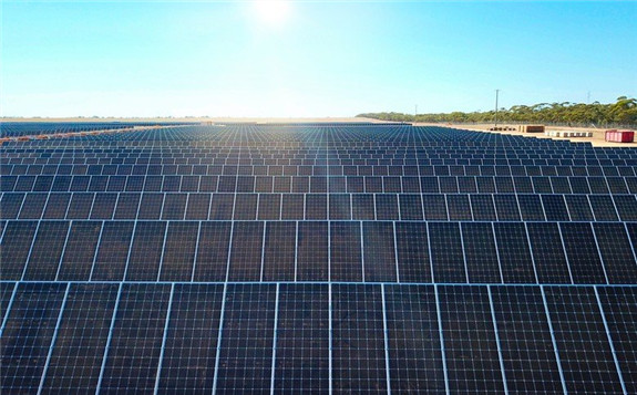 An existing solar farm in Victoria, Australia. Image: Trina Solar.