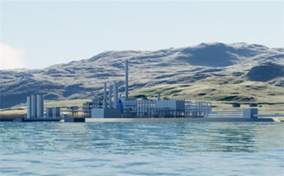 Artist impressions of the Barents Blue facilities (Horisont Energi)