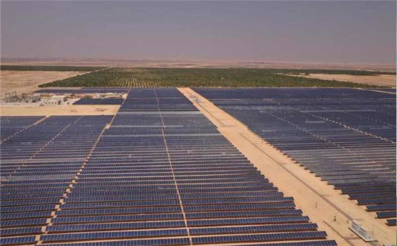 The Al Husainiyah solar project. Image credit: AMEA Power