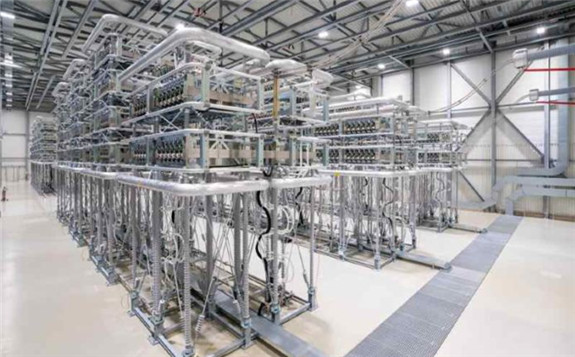 Inside an HVDC converter station. Credit: Siemens Energy