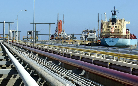 An oil tanker is seen at Jose refinery cargo terminal in Venezuela in this undated file photo./File Photo