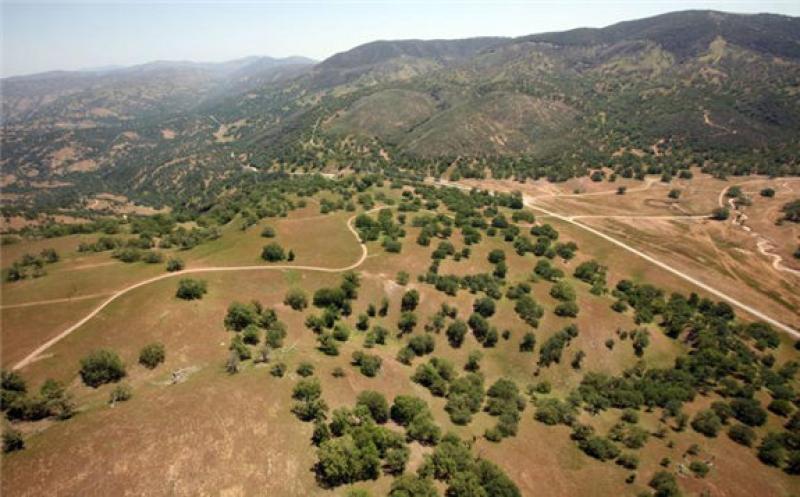 Aerial view of Tejon Ranch land that was part of the largest conservation and land-use agreements in California history.  The Californian / file