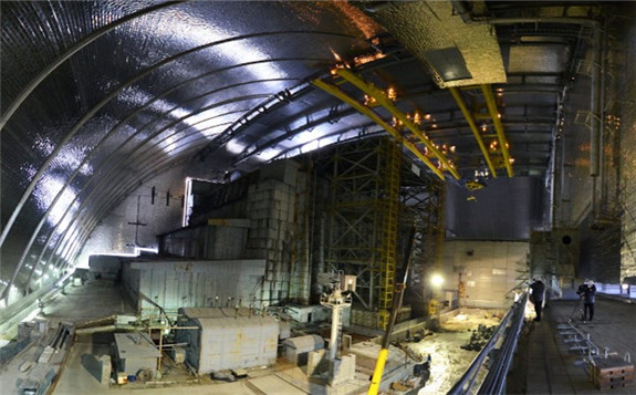 Chernobyl 4 will be dismantled remotely within the New Safe Confinement with the resulting wastes handled by the new facility (Image: Chernobyl NPP)