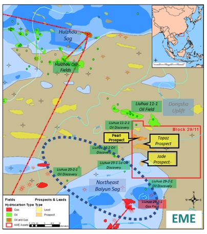 Block 29/11 in China; Source: Empyrean