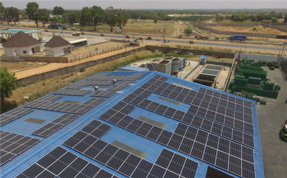 Seven-Up Bottling Company's Kano factory solar installation