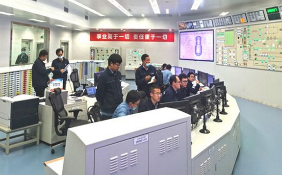 Inside the control room of the HTR-PM (Image: China Huaneng)