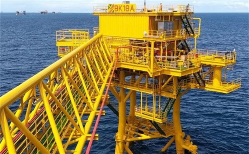 Mini oil rig BK-18A (Photo: petrotimes.vn)