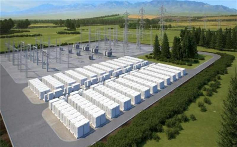 Visualization of the battery storage plant that Madeira’s energy provider EEM. Image credit: Siemens Smart Infrastructure