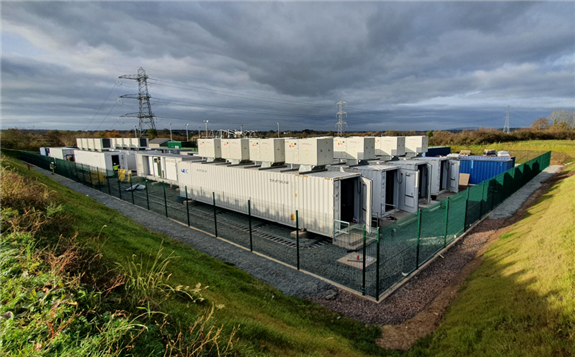 Gore Street's Drumkee battery storage system, which was called on after two gas generators tripped on 22 November. Image: Gore Street.