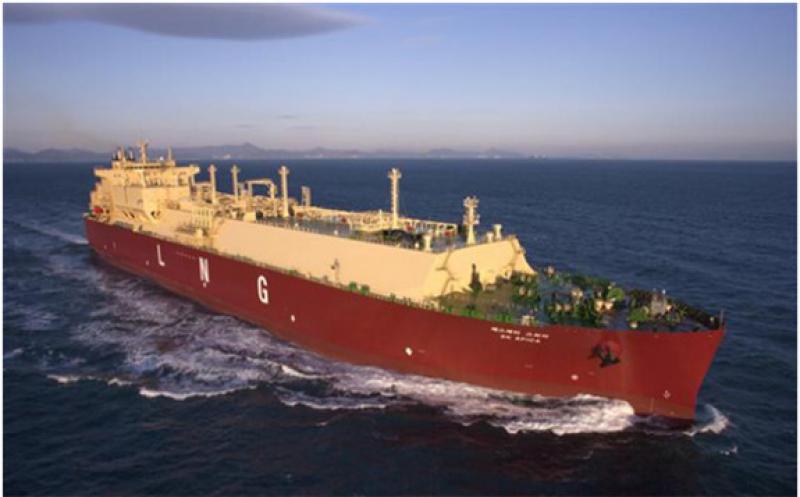 Korean shipbuilders accounted for 91 percent of the global orders for liquefied natural gas (LNG) carriers in the January-November period of 2021.