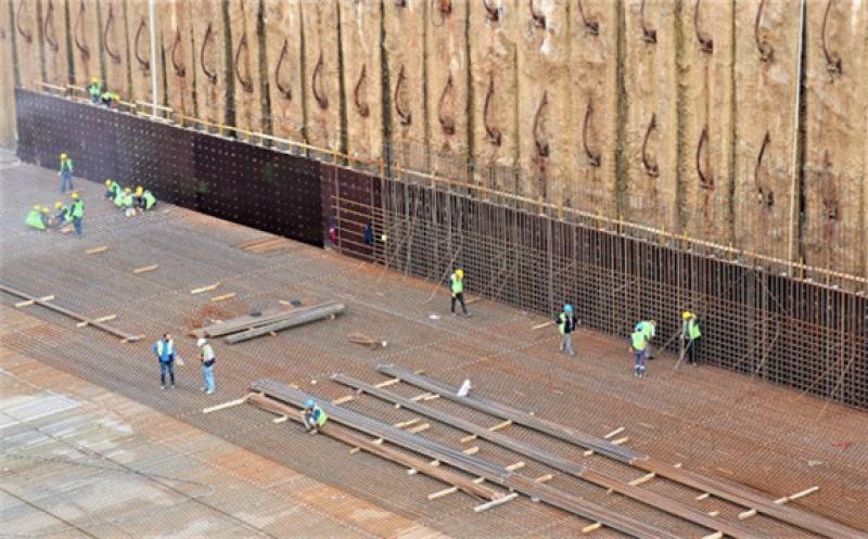 Workers prepare rebar that will become the foundation of Akkuyu 1's pumping station (Image: Rosatom)