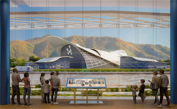 How a future NuScale plant could look (Image: NuScale)