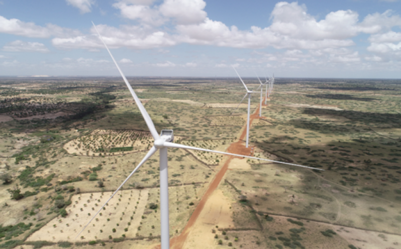 The Parc Eolien Taiba N’Diaye Wind Farm. Image from Lekela.