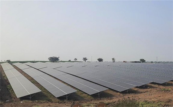 13.5 MW open-access solar project for Orient Cement  Image: Amp Energy India
