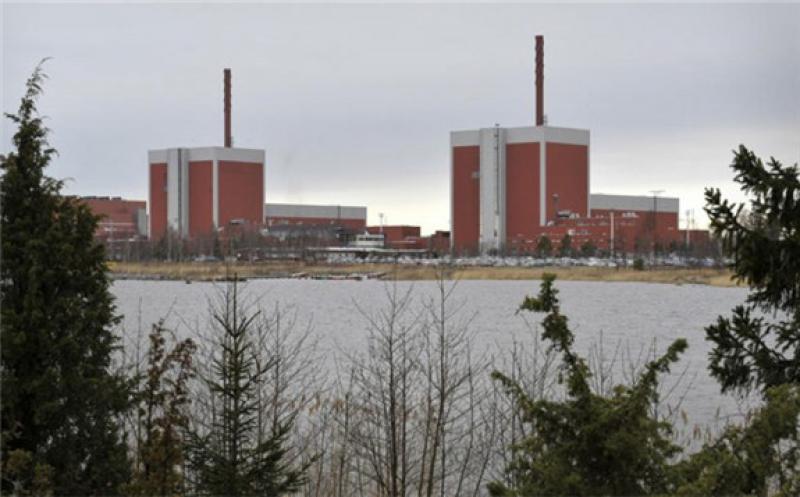 An exterior view of Olkiluoto nuclear power plant in Rauma, Finland. [EPA-EFE/JUHA SINISALO]