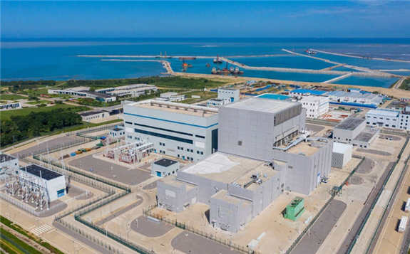 A view of the Shidaowan nuclear power station in Shandong province. Photo: Weibo