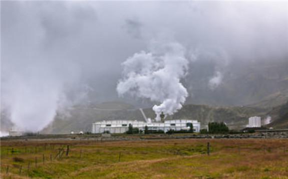 A geothermal power station in Iceland. Image: Getty 