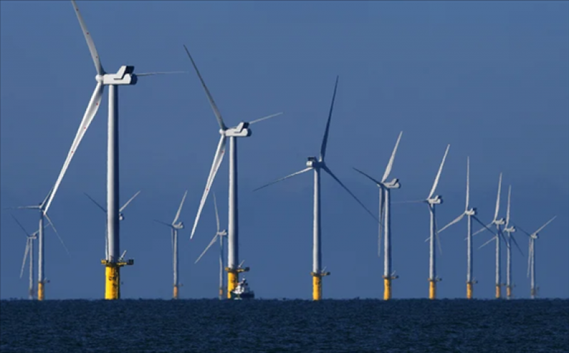 Offshore wind power is booming in the UK and may soon take off in Australia.CREDIT:GETTY