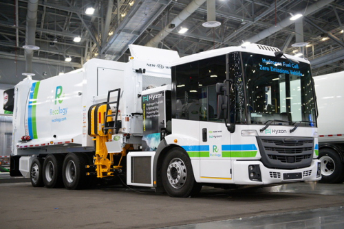 New Way, Hyzon Reveal Hydrogen Fuel Cell-Powered Electric Refuse Truck